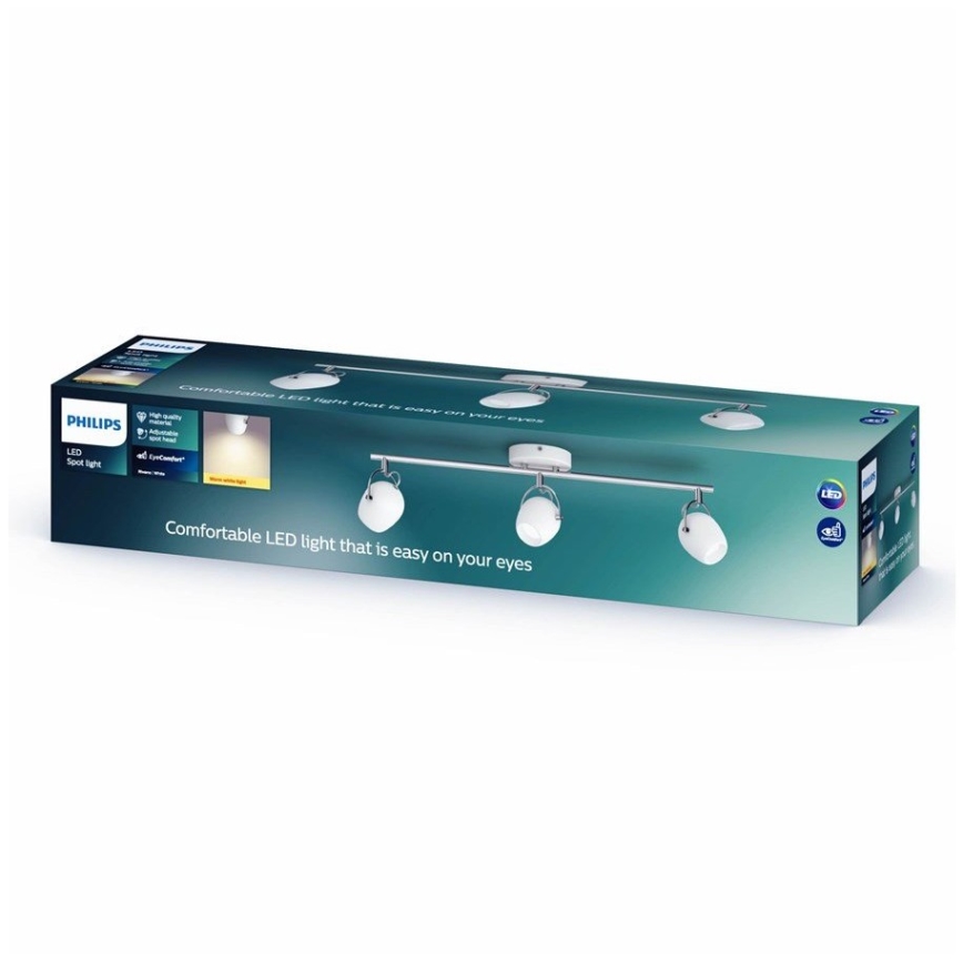 Philips 50613/31/P0 - LED Спот RIVANO 3xLED/4,3W/230V
