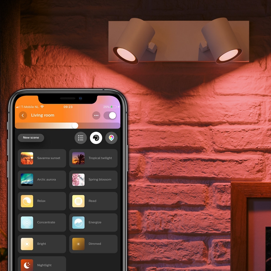 Philips - LED RGBW Димируем спот Hue ARGENA 2xGU10/5,7W/230V