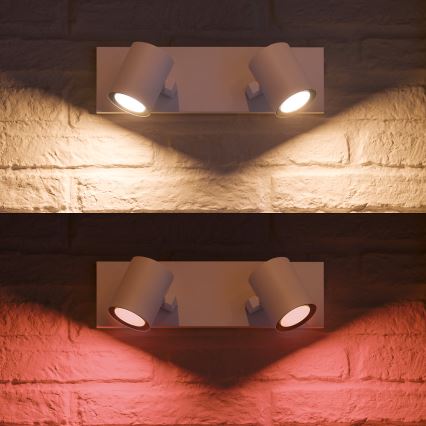 Philips - LED RGBW Димируем спот Hue ARGENA 2xGU10/5,7W/230V