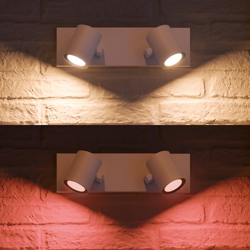 Philips - LED RGBW Димируем спот Hue ARGENA 2xGU10/5,7W/230V