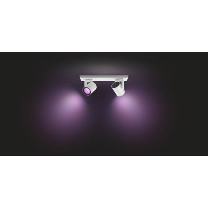 Philips - LED RGBW Димируем спот Hue ARGENA 2xGU10/5,7W/230V