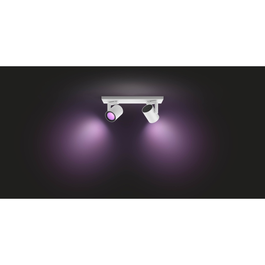 Philips - LED RGBW Димируем спот Hue ARGENA 2xGU10/5,7W/230V