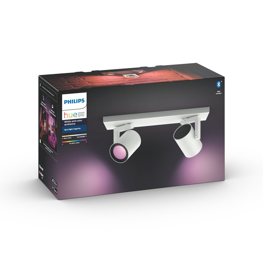 Philips - LED RGBW Димируем спот Hue ARGENA 2xGU10/5,7W/230V