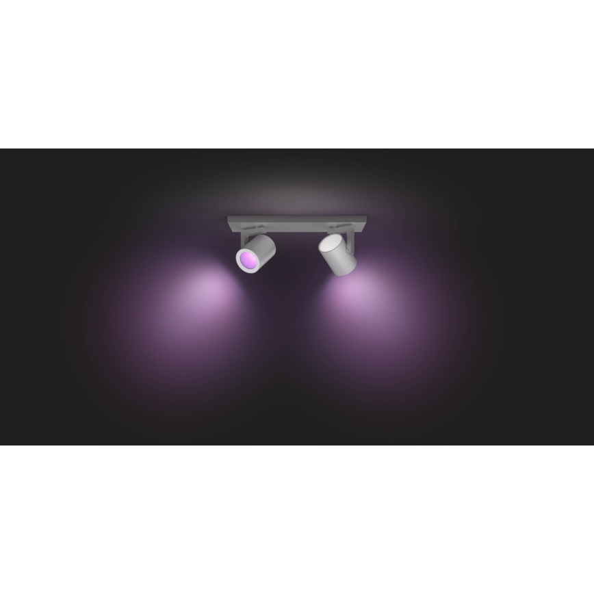 Philips - LED RGBW Димируем спот Hue ARGENA 2xGU10/5,7W/230V