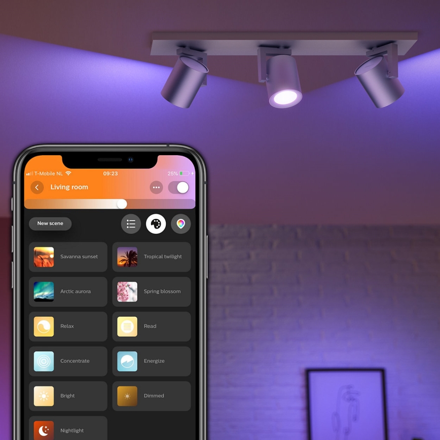 Philips - LED RGBW Димируем спот Hue ARGENA 3xGU10/5,7W/230V