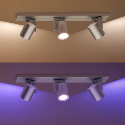 Philips - LED RGBW Димируем спот Hue ARGENA 3xGU10/5,7W/230V
