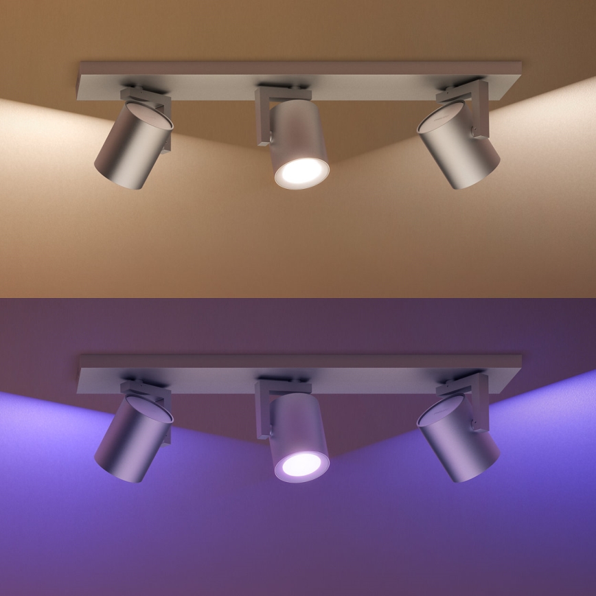 Philips - LED RGBW Димируем спот Hue ARGENA 3xGU10/5,7W/230V