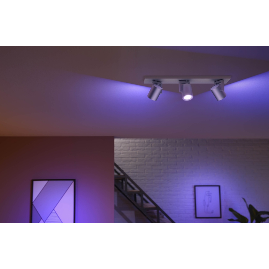 Philips - LED RGBW Димируем спот Hue ARGENA 3xGU10/5,7W/230V