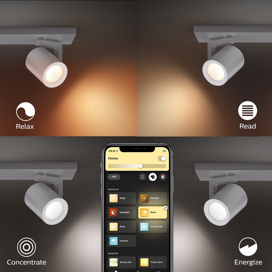 Philips - LED RGBW Димируем спот Hue ARGENA 4xGU10/5,7W/230V