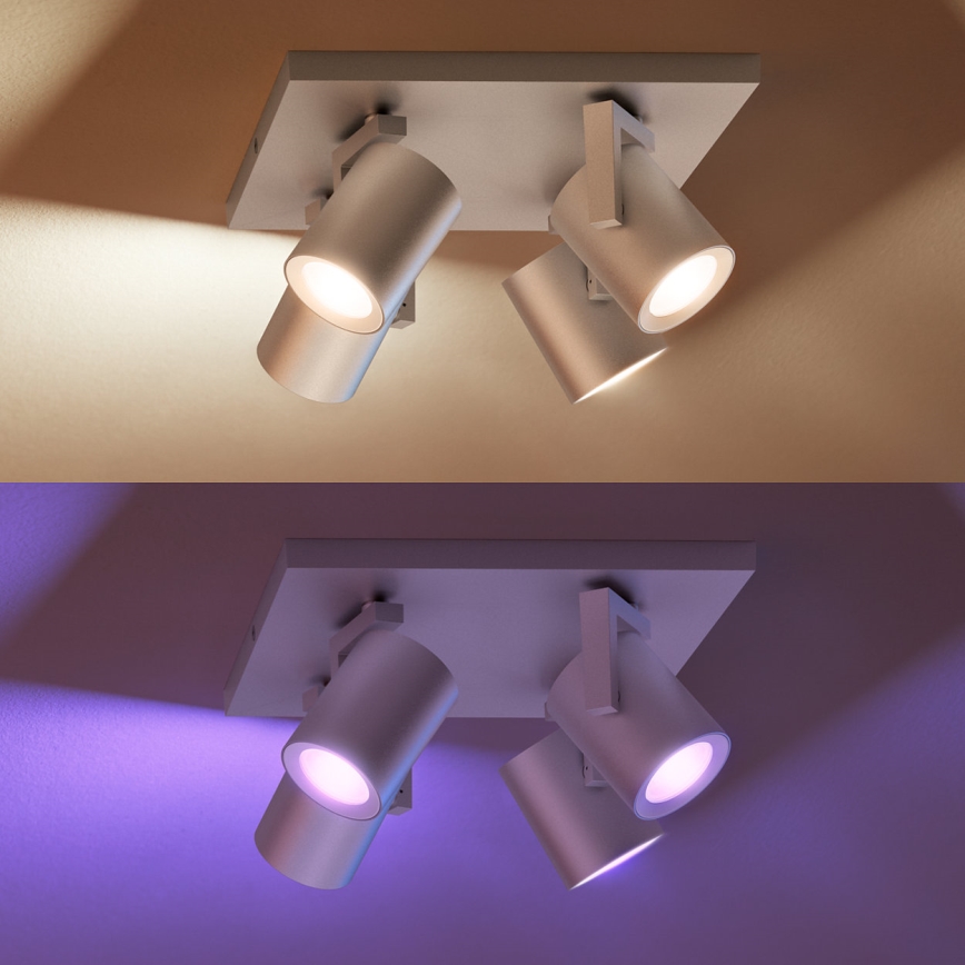 Philips - LED RGBW Димируем спот Hue ARGENA 4xGU10/5,7W/230V