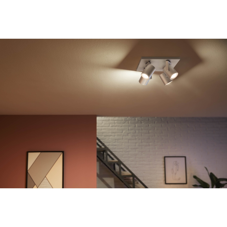 Philips - LED RGBW Димируем спот Hue ARGENA 4xGU10/5,7W/230V