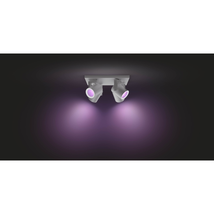 Philips - LED RGBW Димируем спот Hue ARGENA 4xGU10/5,7W/230V