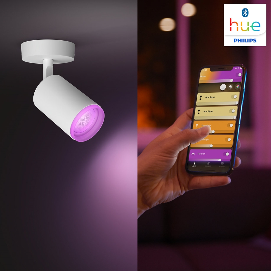 Philips - LED RGBW Димируем спот Hue FUGATO 1xGU10/5,7W/230V