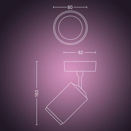 Philips - LED RGBW Димируем спот Hue FUGATO 1xGU10/5,7W/230V