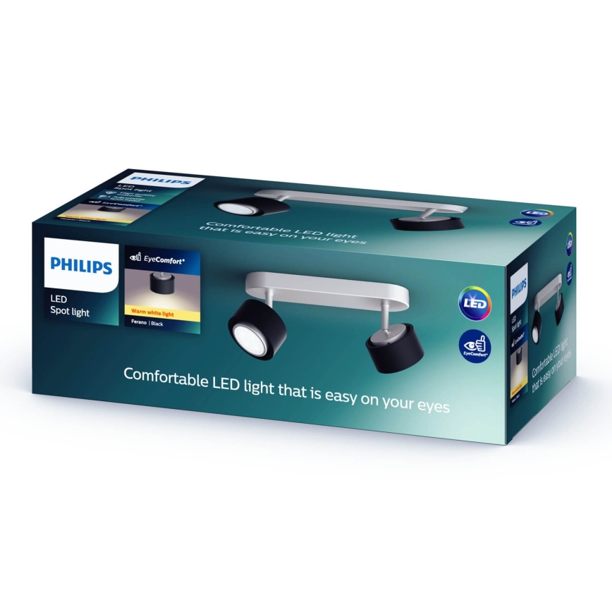 Philips 50652/30/P0 - LED Прожектор, луна FERANO 2xLED/4,3W/230V