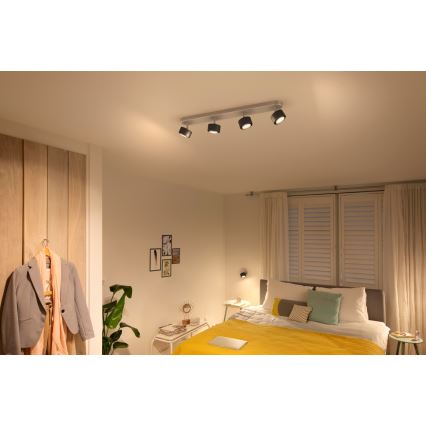 Philips 50654/30/P0 - LED Прожектор, луна FERANO 4xLED/4,3W/230V