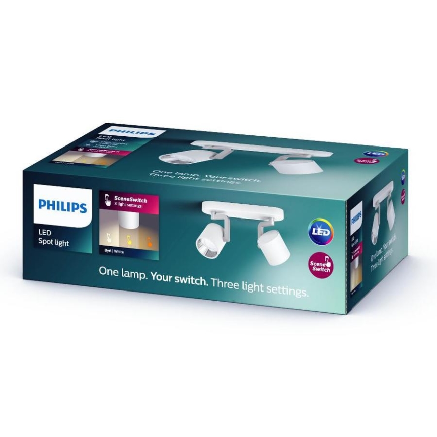 Philips - LED Димируем спот 2xLED/4.5W/230V