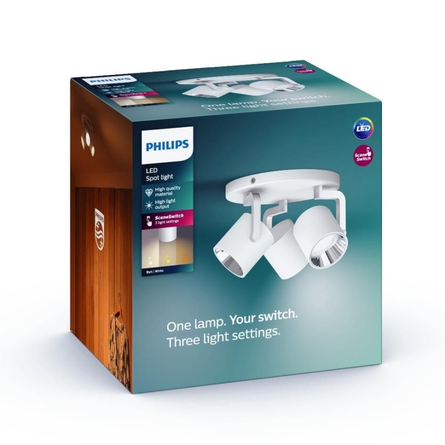 Philips - LED Димируем спот 3xLED/4.5W/230V