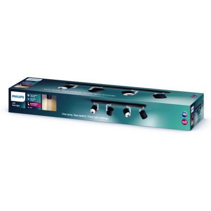 Philips - LED Димируем спот 4xLED/4.5W/230V