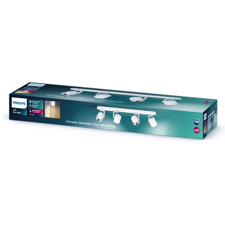 Philips - LED Димируем спот 4xLED/4.5W/230V