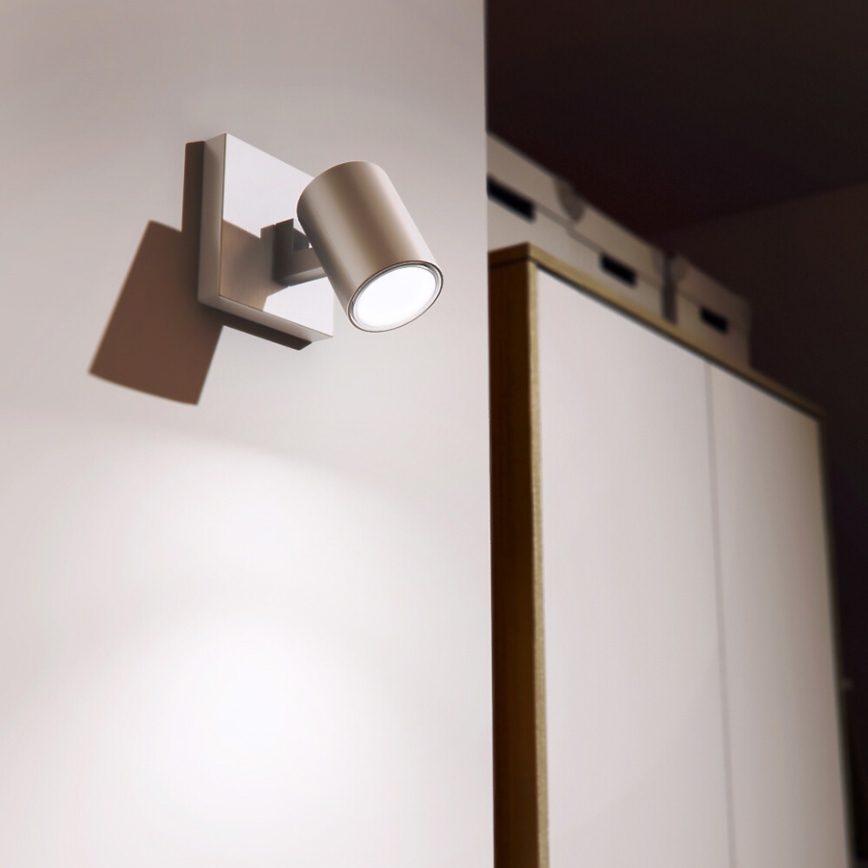 Philips 53090/48/16 - Точково осветително тяло RUNNER сребърна 1xGU10/35W/230V