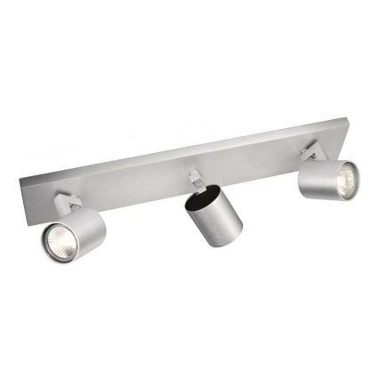 Philips - LED спот в матов хром 3xGU10/20W/230V