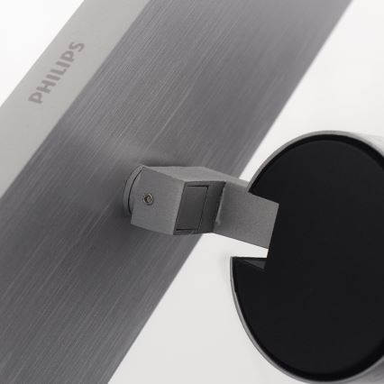 Philips - Точково осветително тяло матов хром 3xGU10/20W/230V