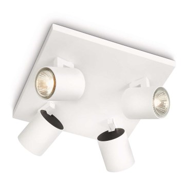 Philips 53094/31/16 - Точково осветително тяло MYLIVING RUNNER 4xGU10/50W/230V