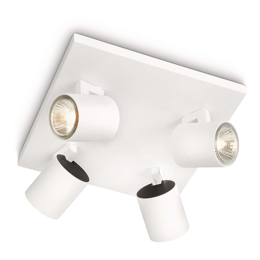 Philips 53094/31/16 - Точково осветително тяло MYLIVING RUNNER 4xGU10/50W/230V