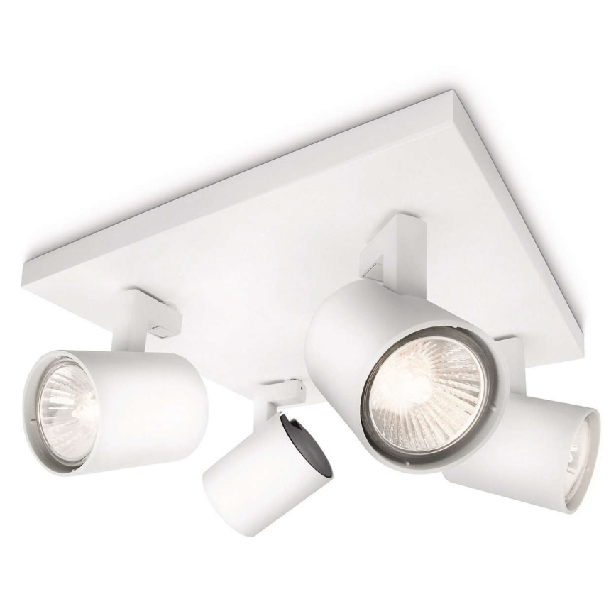 Philips 53094/31/16 - Точково осветително тяло MYLIVING RUNNER 4xGU10/50W/230V