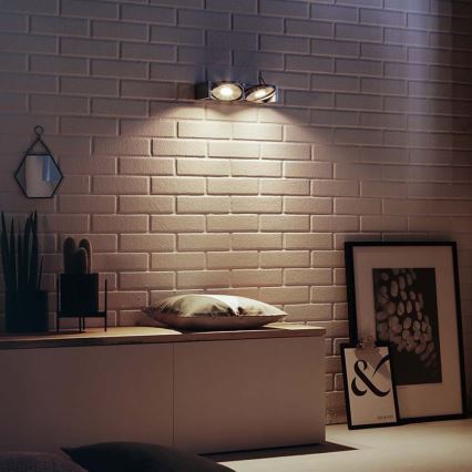 Philips 53152/48/P0 - LED Точково осветление, луна PARTICON 2xLED/4,5W/230V