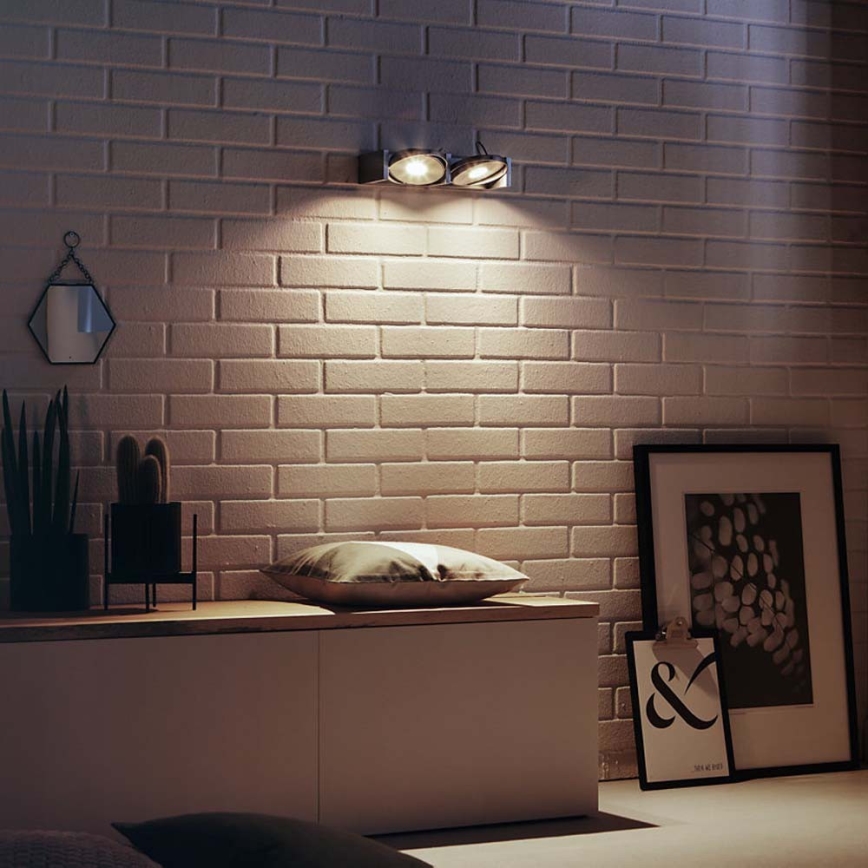 Philips 53152/48/P0 - LED Точково осветление, луна PARTICON 2xLED/4,5W/230V