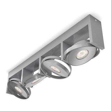 Philips 53154/48 / P0 - LED регулируем прожектор PARTICON 4xLED / 4,5W / 230V