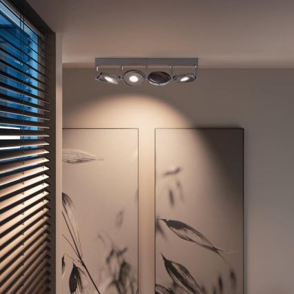 Philips 53154/48 / P0 - LED регулируем прожектор PARTICON 4xLED / 4,5W / 230V