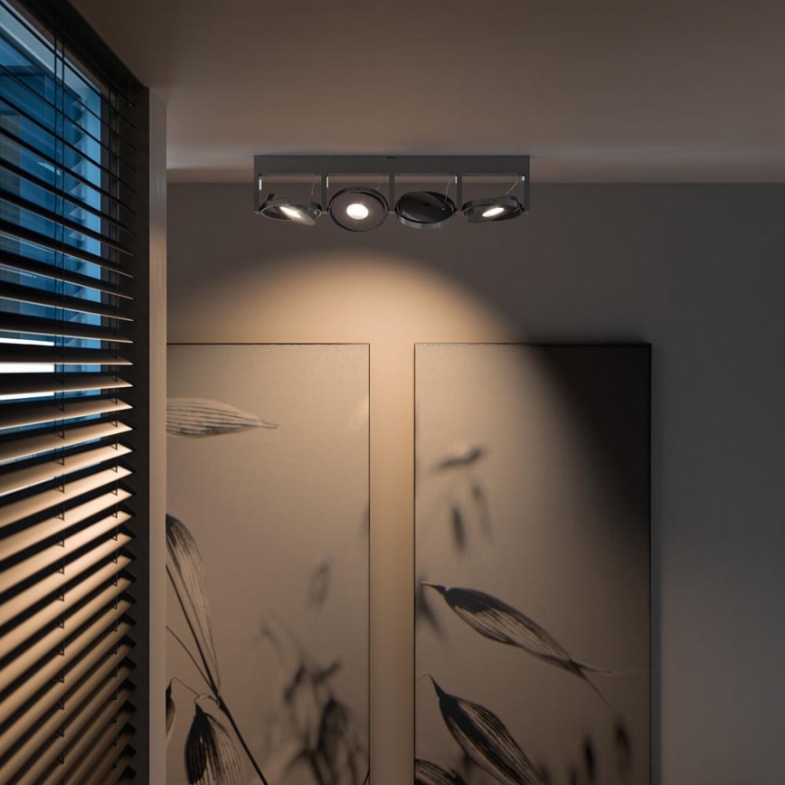 Philips 53154/48 / P0 - LED регулируем прожектор PARTICON 4xLED / 4,5W / 230V