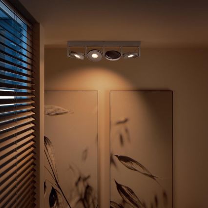 Philips 53154/48 / P0 - LED регулируем прожектор PARTICON 4xLED / 4,5W / 230V