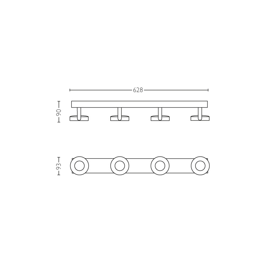 Philips - Димируем спот 4xLED/4.5W
