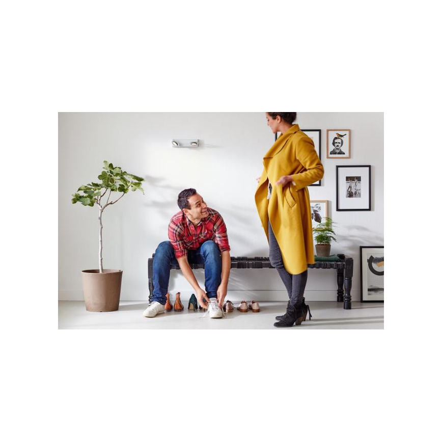 Philips 53192/48/P0 - LED Точково осветление, луна MILLENNIUM 2xLED/4,5W/230V