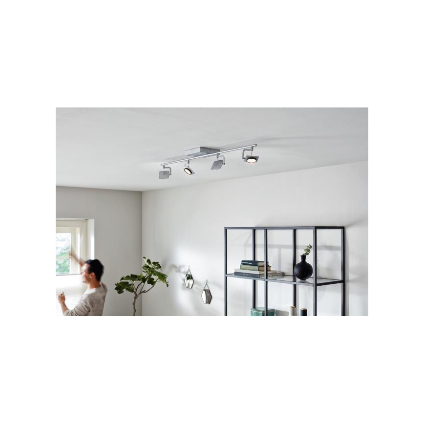 Philips 53194/48/P0 - LED Точково осветление, луна MILLENNIUM 4xLED/4,5W/230V