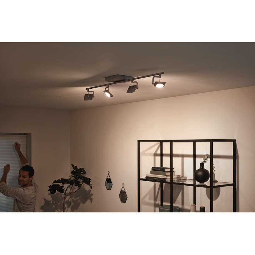 Philips 53194/48/P0 - LED Точково осветление, луна MILLENNIUM 4xLED/4,5W/230V