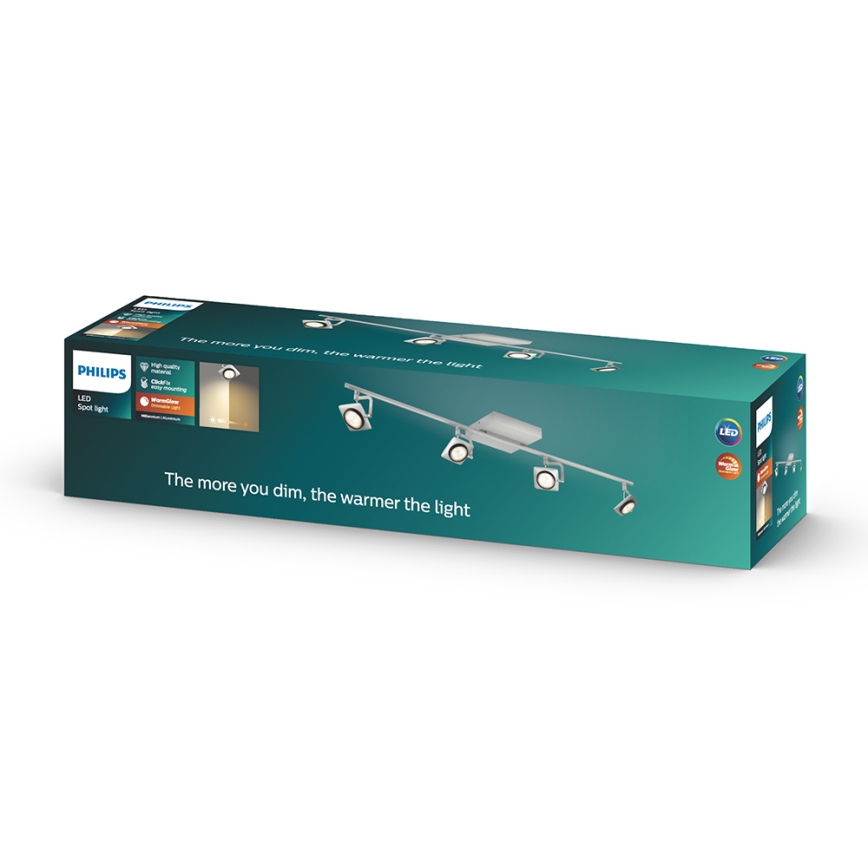 Philips 53194/48/P0 - LED Точково осветление, луна MILLENNIUM 4xLED/4,5W/230V