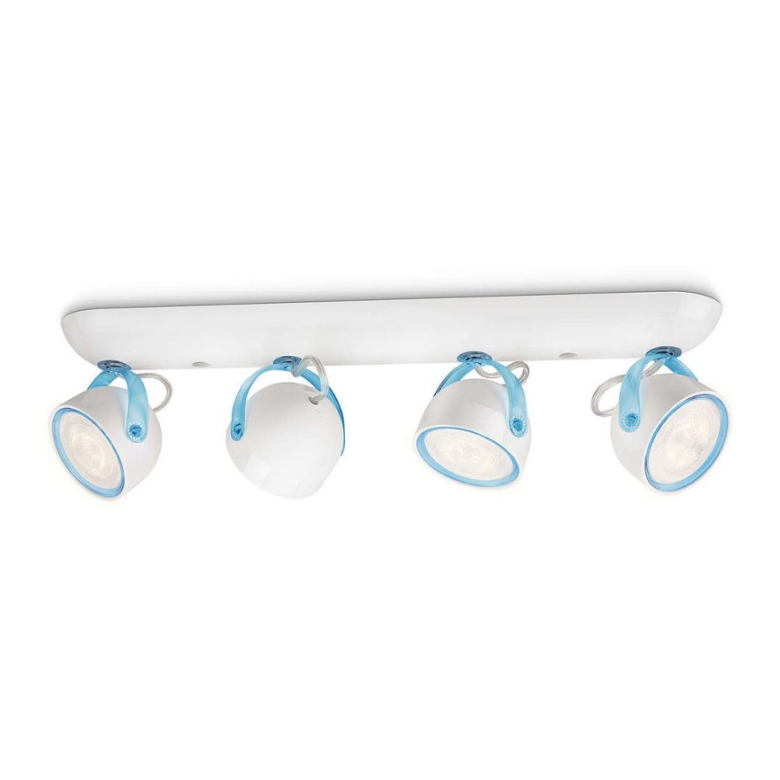 Philips 53234/35/16 - LED Точково осветително тяло MYLIVING DYNA 4xLED/3W/230V