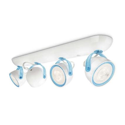 Philips 53234/35/16 - LED Точково осветително тяло MYLIVING DYNA 4xLED/3W/230V