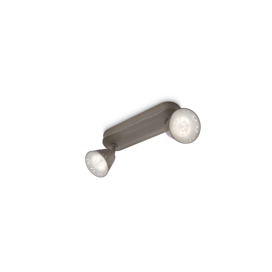 Philips 53252/26/16 - LED Точково осветително тяло MYLIVING IDYLLIC 2xLED SMD/4W/230V