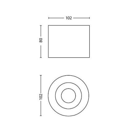 Philips - LED Димируем спот 1xLED/4,5W/230V