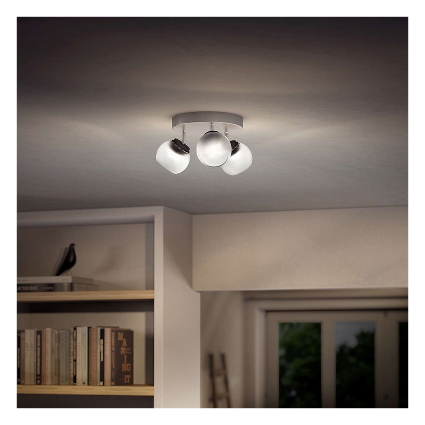 Philips - LED Точково осветително тяло 3xLED/4W/230V