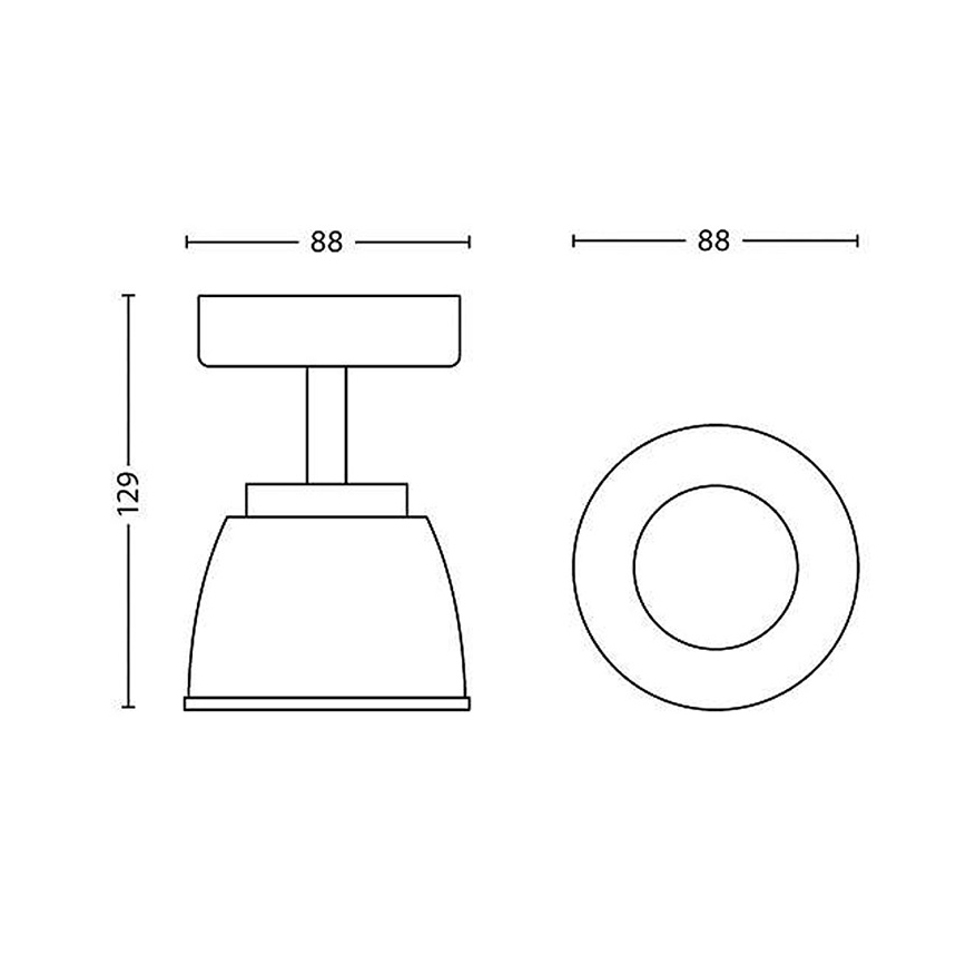 Philips - LED Точково осветително тяло 1xLED/4W/230V