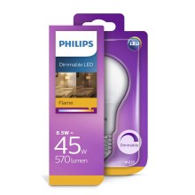 Philips 538627 - LED Демируема крушка E27/8,5W/230V 2000K