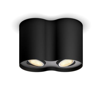Philips - LED Димируем спот Hue PILLAR  2xGU10/5W/230V + дистанционно