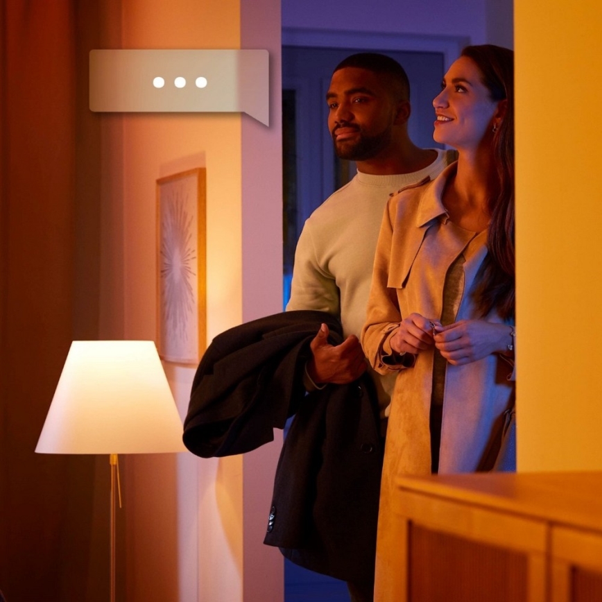 Philips - LED Димируем спот Hue PILLAR  2xGU10/5W/230V + дистанционно